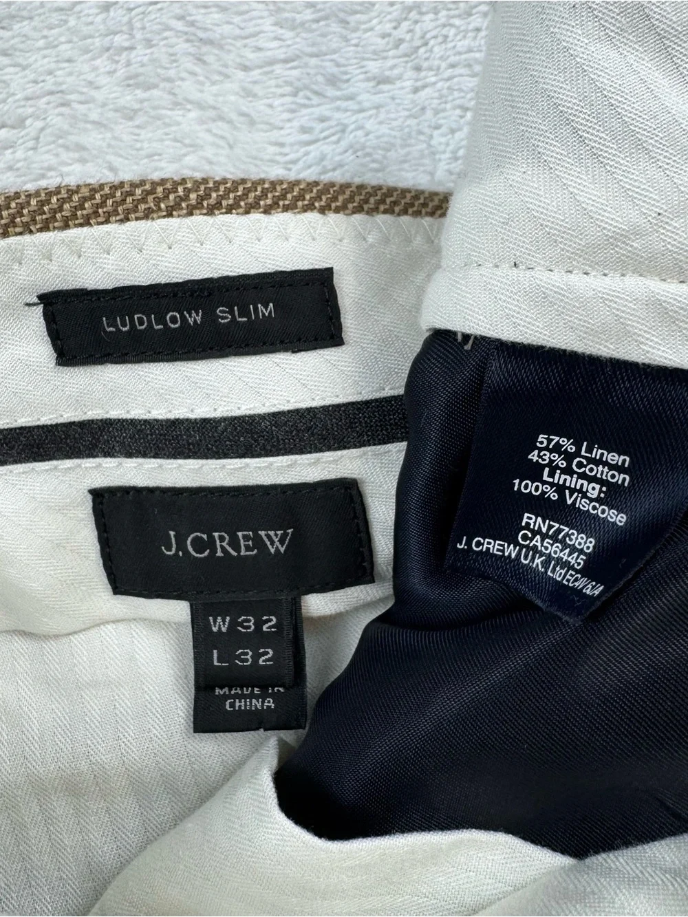 J. Crew tailored chinos